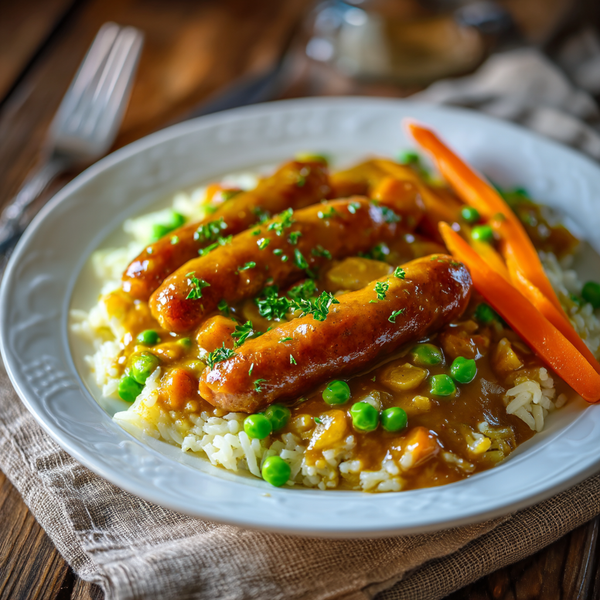 Curried Sausages
